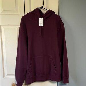 H&M Burgundy Hoodie